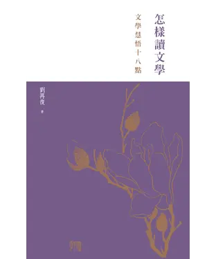 書封 怎樣讀文學：文學慧悟十八點